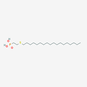 molecular formula C20H43O3PS B14188792 [2-(Octadecylsulfanyl)ethyl]phosphonic acid CAS No. 920279-26-1