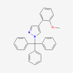 4-(2-Methoxyphenyl)-1-(triphenylmethyl)-1H-pyrazole