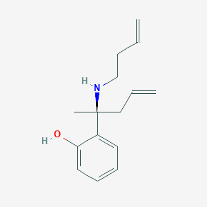 2-{(2S)-2-[(But-3-en-1-yl)amino]pent-4-en-2-yl}phenol