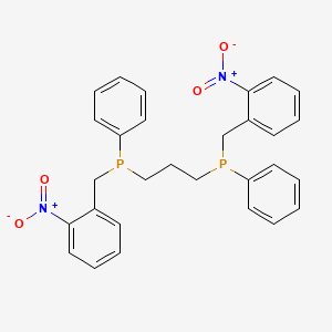 molecular formula C29H28N2O4P2 B14188825 (Propane-1,3-diyl)bis{[(2-nitrophenyl)methyl](phenyl)phosphane} CAS No. 922551-55-1