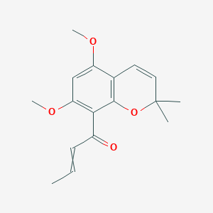 1-(5,7-Dimethoxy-2,2-dimethyl-2H-1-benzopyran-8-yl)but-2-en-1-one