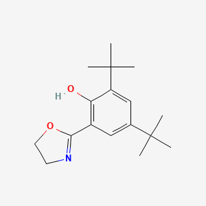 molecular formula C17H25NO2 B14188854 2,4-Di-tert-butyl-6-(1,3-oxazolidin-2-ylidene)cyclohexa-2,4-dien-1-one CAS No. 918870-86-7