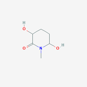 3,6-Dihydroxy-1-methylpiperidin-2-one