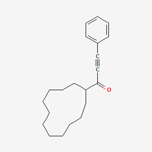 molecular formula C21H28O B14188897 1-Cyclododecyl-3-phenylprop-2-yn-1-one CAS No. 918638-72-9