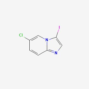 molecular formula C7H4ClIN2 B1418892 6-氯-3-碘咪唑并[1,2-a]吡啶 CAS No. 885275-59-2