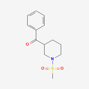 [1-(Methanesulfonyl)piperidin-3-yl](phenyl)methanone