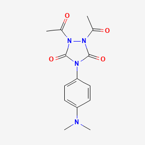 1,2-Diacetyl-4-[4-(dimethylamino)phenyl]-1,2,4-triazolidine-3,5-dione