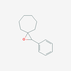 molecular formula C14H18O B1418895 2-Phenyl-1-oxaspiro[2.6]nonane CAS No. 1035818-86-0