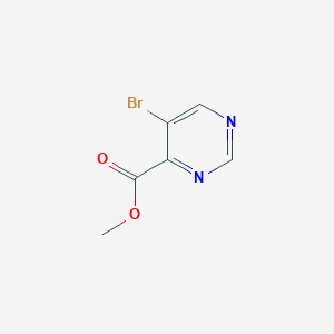 molecular formula C6H5BrN2O2 B1418896 5-溴嘧啶-4-甲酸甲酯 CAS No. 1009826-93-0