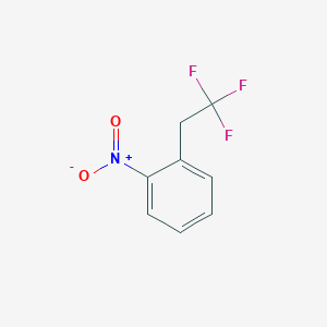 molecular formula C8H6F3NO2 B1418897 1-硝基-2-(2,2,2-三氟乙基)苯 CAS No. 145914-06-3