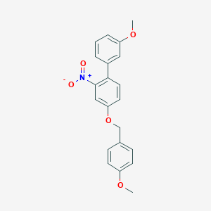 3'-Methoxy-4-[(4-methoxyphenyl)methoxy]-2-nitro-1,1'-biphenyl