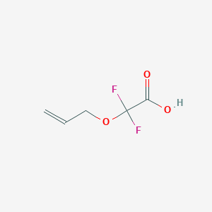 molecular formula C5H6F2O3 B1418899 (烯丙氧基)(二氟)乙酸 CAS No. 1153775-75-7