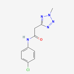 N-(4-Chlorophenyl)-2-(2-methyl-2H-tetrazol-5-yl)acetamide