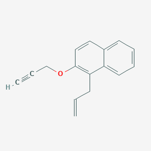 1-(Prop-2-en-1-yl)-2-[(prop-2-yn-1-yl)oxy]naphthalene