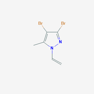 3,4-Dibromo-1-ethenyl-5-methyl-1H-pyrazole