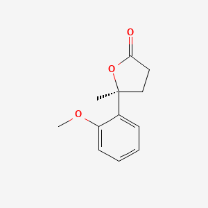 (5S)-5-(2-Methoxyphenyl)-5-methyloxolan-2-one