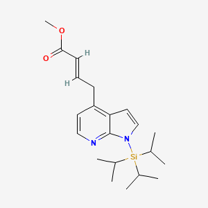 (E)-methyl 4-(1-(triisopropylsilyl)-1H-pyrrolo[2,3-b]pyridin-4-yl)but-2-enoate