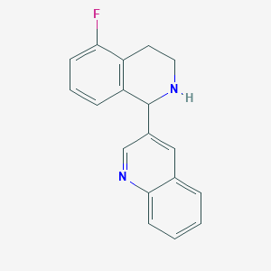 3-(5-Fluoro-1,2,3,4-tetrahydroisoquinolin-1-yl)quinoline