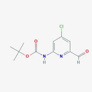 Tert-butyl 4-chloro-6-formylpyridin-2-ylcarbamate