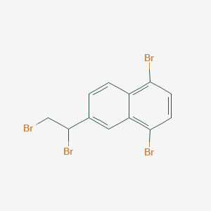 1,4-Dibromo-6-(1,2-dibromoethyl)naphthalene