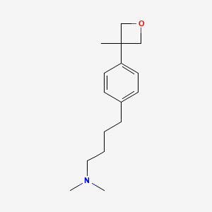 N,N-Dimethyl-4-[4-(3-methyloxetan-3-yl)phenyl]butan-1-amine