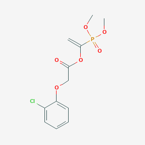 1-(Dimethoxyphosphoryl)ethenyl (2-chlorophenoxy)acetate