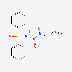 P,P-Diphenyl-N-[(prop-2-en-1-yl)carbamoyl]phosphinic amide