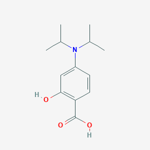 4-[Di(propan-2-yl)amino]-2-hydroxybenzoic acid