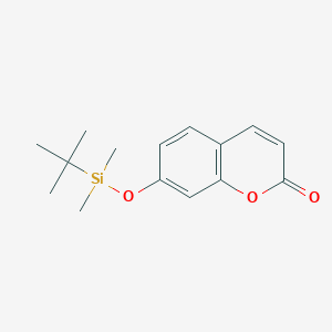 molecular formula C15H20O3Si B14189167 7-{[tert-Butyl(dimethyl)silyl]oxy}-2H-1-benzopyran-2-one CAS No. 918314-89-3