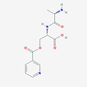 L-Alanyl-O-(pyridine-3-carbonyl)-L-serine