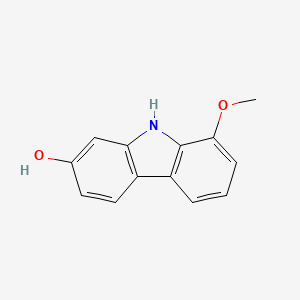 molecular formula C13H11NO2 B14189200 8-Methoxy-9H-carbazol-2-OL CAS No. 920982-71-4