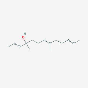 molecular formula C15H26O B14189215 4,8-Dimethyltrideca-2,7,11-trien-4-OL CAS No. 875112-95-1