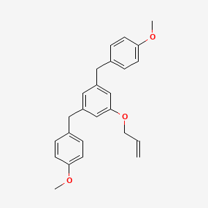 1,1'-[{5-[(Prop-2-en-1-yl)oxy]-1,3-phenylene}bis(methylene)]bis(4-methoxybenzene)