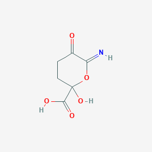 2-Hydroxy-6-imino-5-oxooxane-2-carboxylic acid