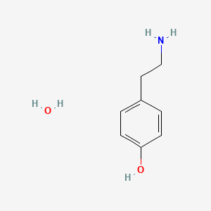 4-(2-Aminoethyl)phenol;hydrate