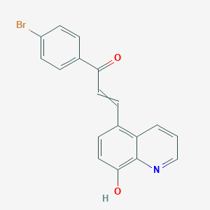 1-(4-Bromophenyl)-3-(8-hydroxyquinolin-5-yl)prop-2-en-1-one