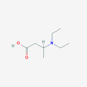 molecular formula C8H17NO2 B1418926 3-(二乙基氨基)丁酸 CAS No. 873989-18-5