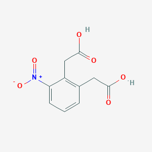 molecular formula C10H9NO6 B14189261 2,2'-(3-Nitro-1,2-phenylene)diacetic acid CAS No. 887589-09-5