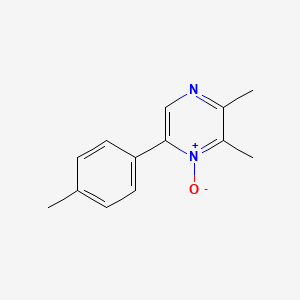 2,3-Dimethyl-6-(4-methylphenyl)-1-oxo-1lambda~5~-pyrazine