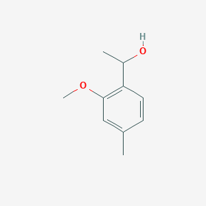 molecular formula C10H14O2 B1418933 1-(2-甲氧基-4-甲苯基)乙醇 CAS No. 1157929-94-6