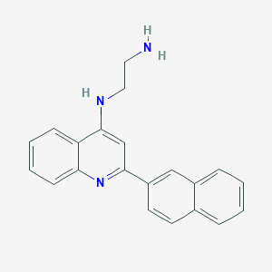 N~1~-[2-(Naphthalen-2-yl)quinolin-4-yl]ethane-1,2-diamine