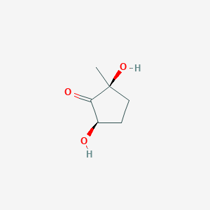 (2S,5R)-2,5-Dihydroxy-2-methylcyclopentan-1-one