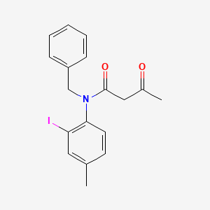 molecular formula C18H18INO2 B14189399 N-Benzyl-N-(2-iodo-4-methylphenyl)-3-oxobutanamide CAS No. 922142-21-0