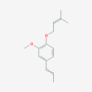 2-Methoxy-1-[(3-methylbut-2-en-1-yl)oxy]-4-(prop-1-en-1-yl)benzene