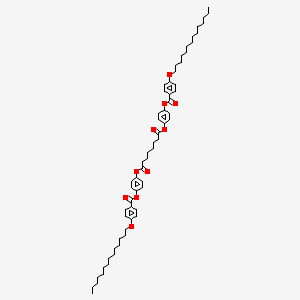 Bis(4-{[4-(tetradecyloxy)benzoyl]oxy}phenyl) octanedioate