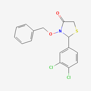 3-(Benzyloxy)-2-(3,4-dichlorophenyl)-1,3-thiazolidin-4-one