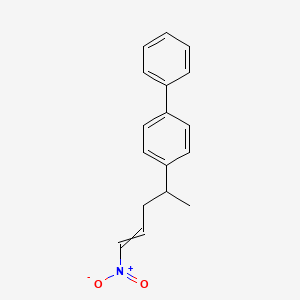 4-(5-Nitropent-4-en-2-yl)-1,1'-biphenyl