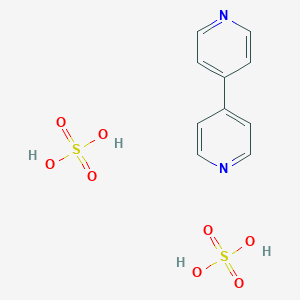 molecular formula C10H12N2O8S2 B14189457 Sulfuric acid--4,4'-bipyridine (2/1) CAS No. 874212-80-3