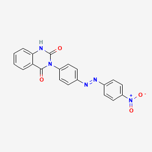 3-{4-[(E)-(4-Nitrophenyl)diazenyl]phenyl}quinazoline-2,4(1H,3H)-dione