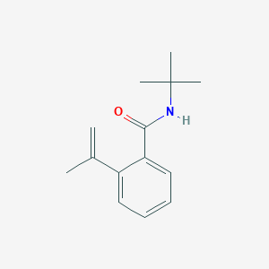 molecular formula C14H19NO B14189516 N-tert-Butyl-2-(prop-1-en-2-yl)benzamide CAS No. 918867-78-4